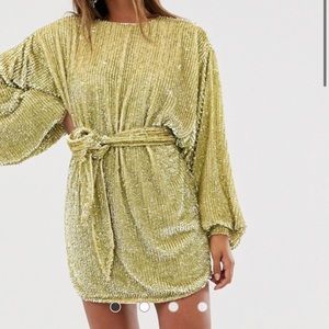 ISO: ASOS EDITION oversized blouson dress